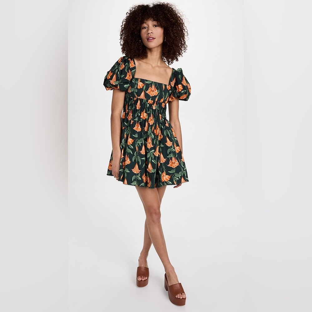 Agua by Agua Bendita CARAMELO SABANERO NOCTURO MINI DRESS